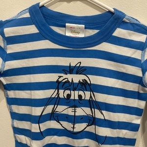 Disney Collection by Hanna Andersson Donkey Stripe Long Sleeve Shirt